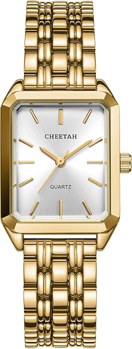 Women's Gold-Tone Dainty Watch, Retro Style Case